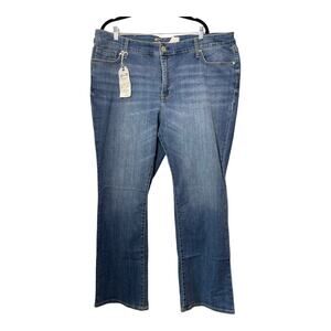 Seven 7 NWT Bootcut Jeans 24 Med Wash Stretch Plus Lane Bryant 1128983 Honey